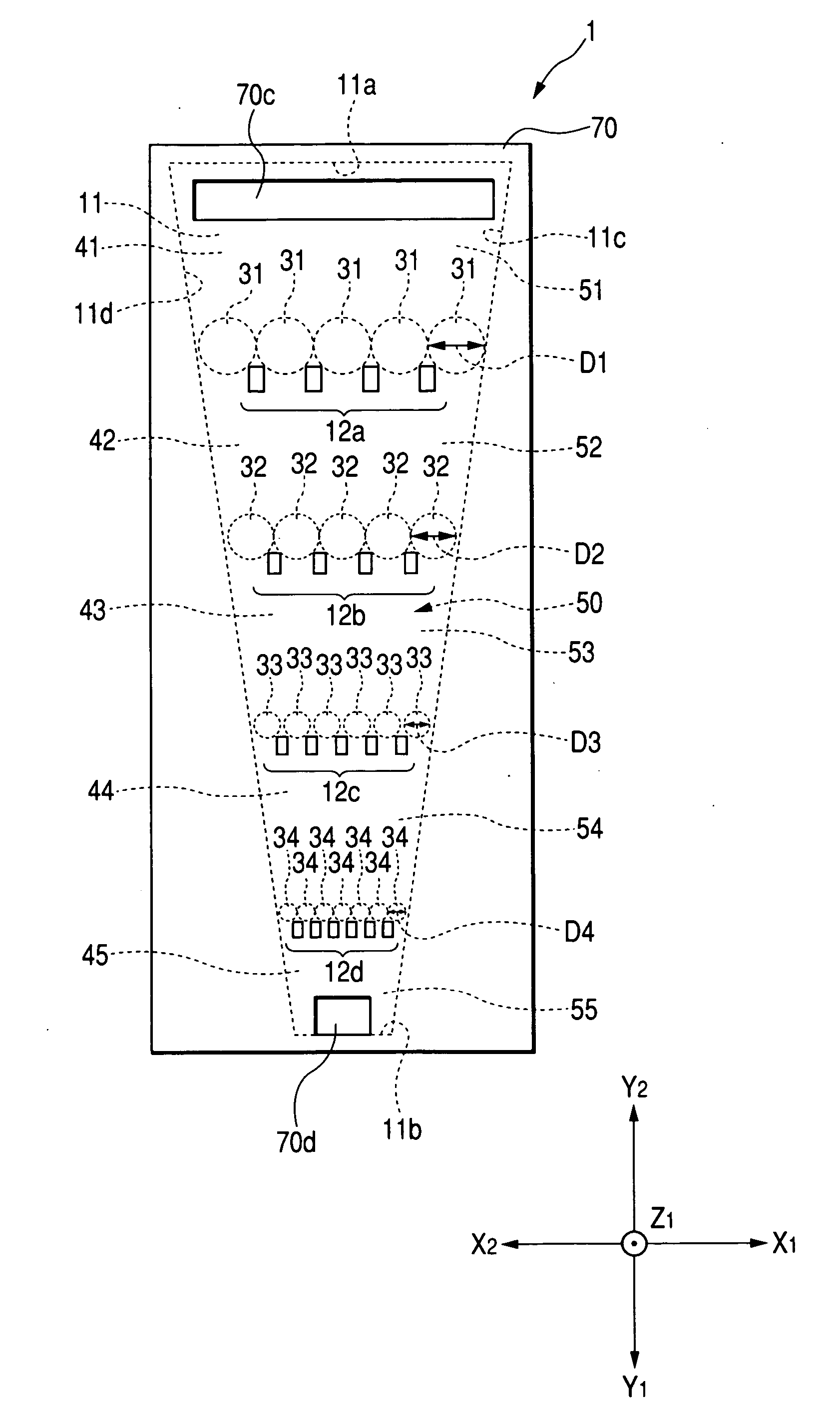 Testing plate and test method using the same