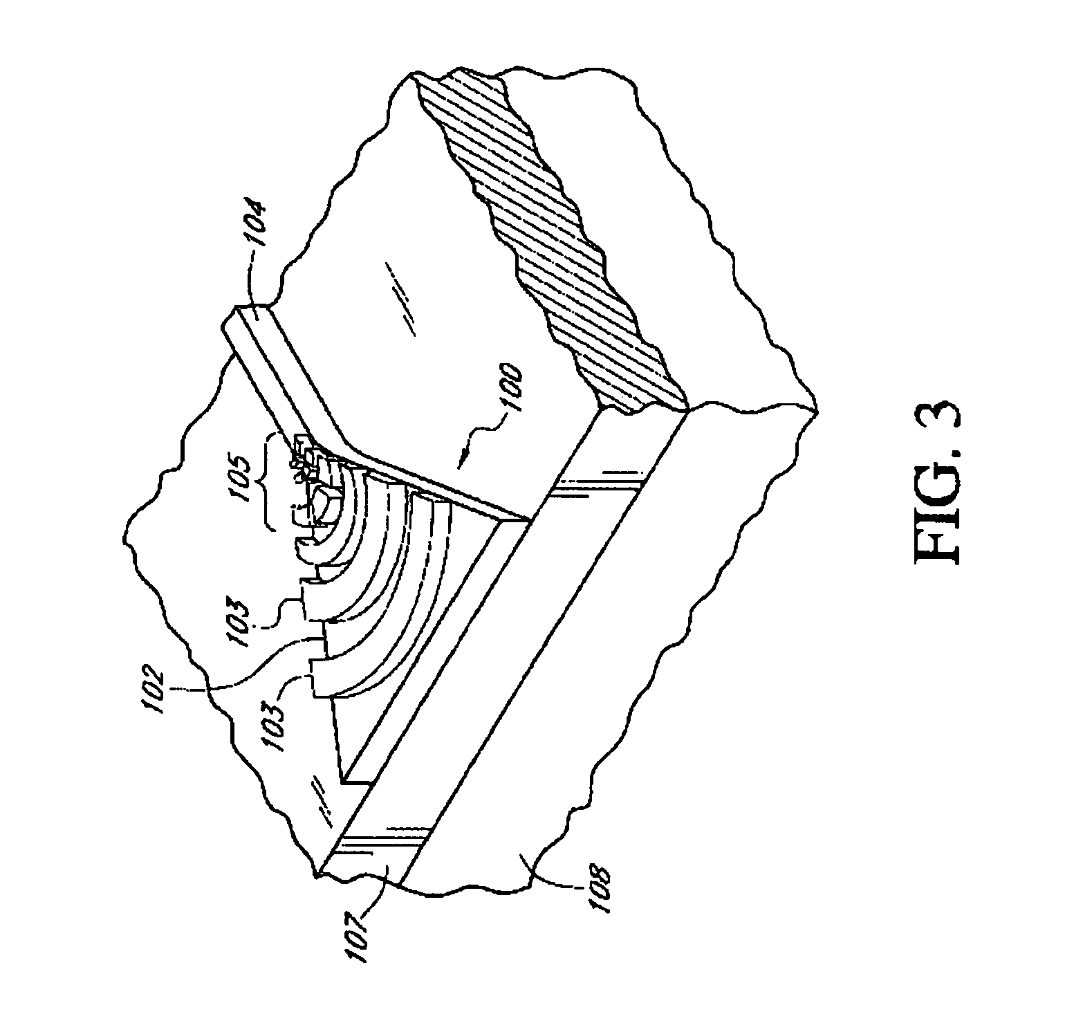 Optical waveguide grating coupler with varying scatter cross sections