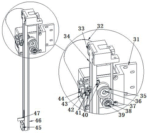 Safety cabinet door of automatic medicine dispensing machine