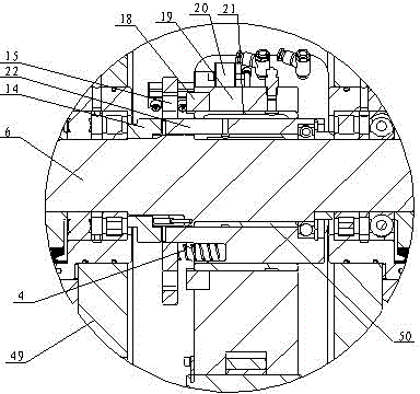 Crank and connecting rod transmission mechanism and main transmission system of punch