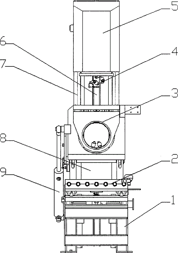 Passenger train axle box bore cleaning machine