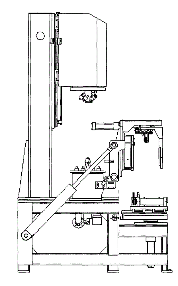 Passenger train axle box bore cleaning machine