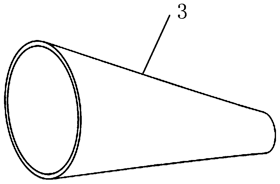 A kind of tapered section vortex generator and its installation method