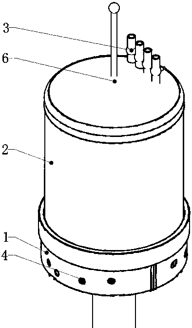 Under-pressure isolation maintenance box of high-risk gas pipeline