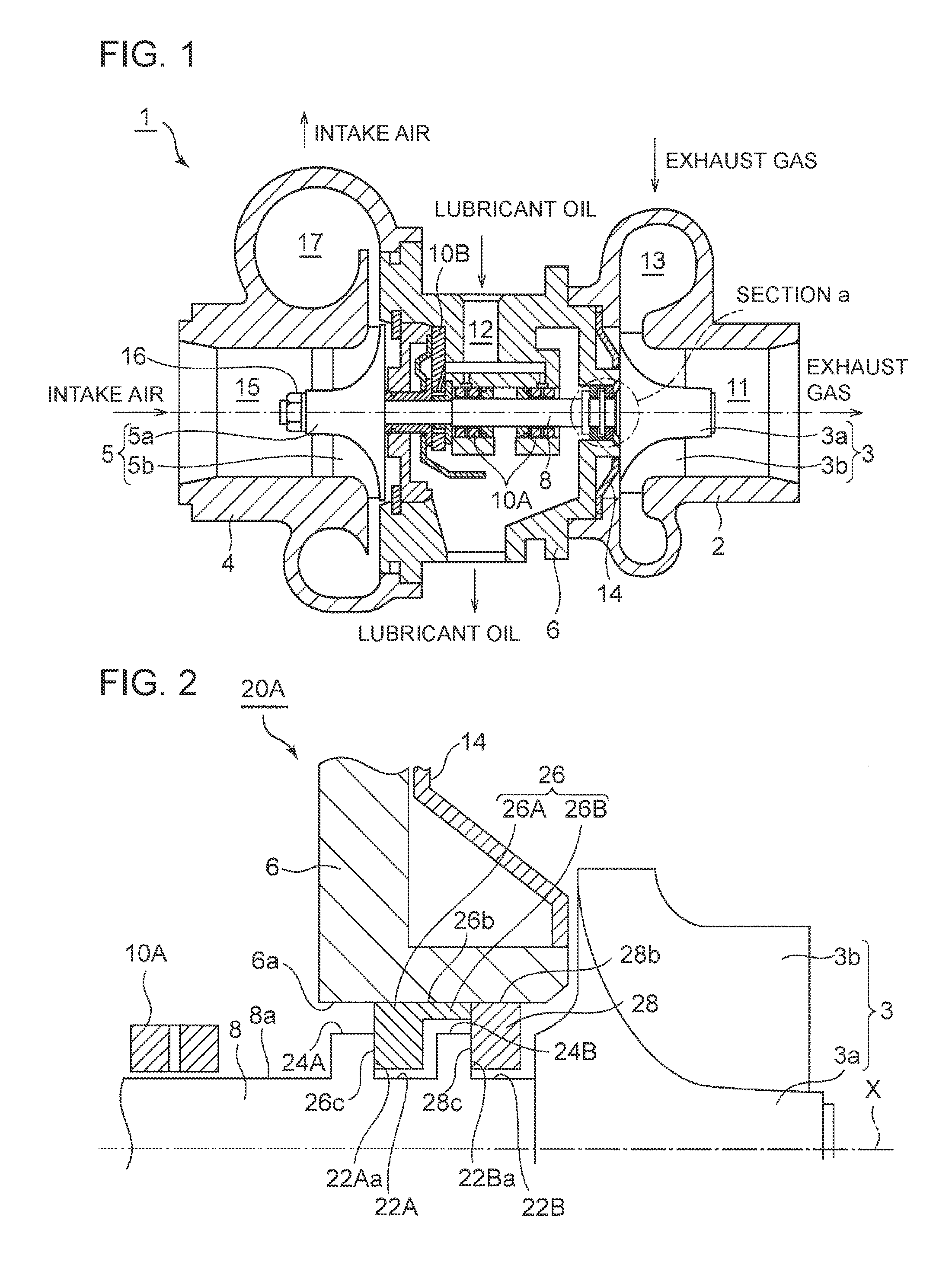 Seal structure and supercharger provided with the seal structure