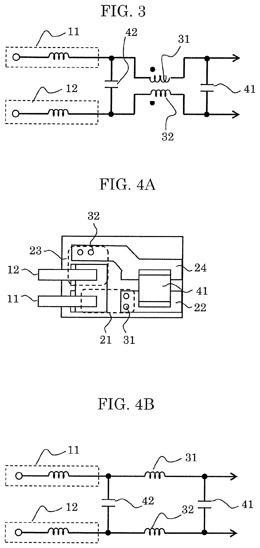 Multilayer circuit board filter