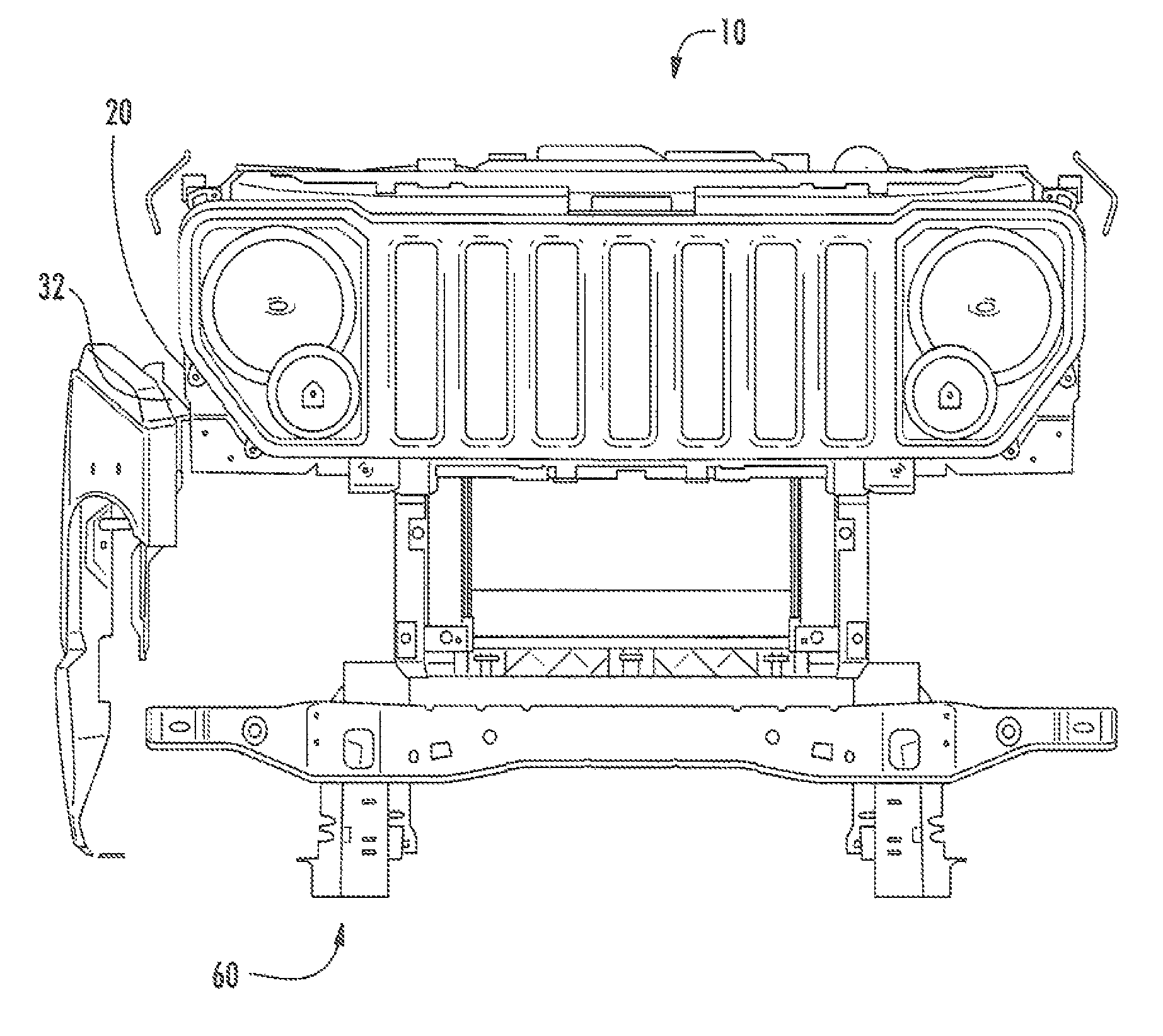 Systems and methods for assembling a front end module to a vehicle