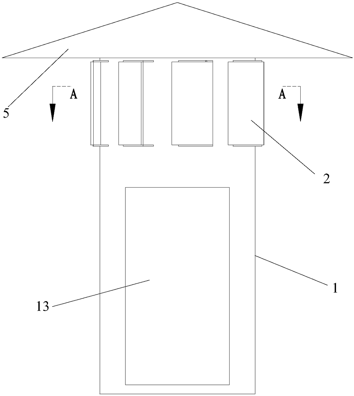 Outdoor high-efficiency heat-dissipation electrical box