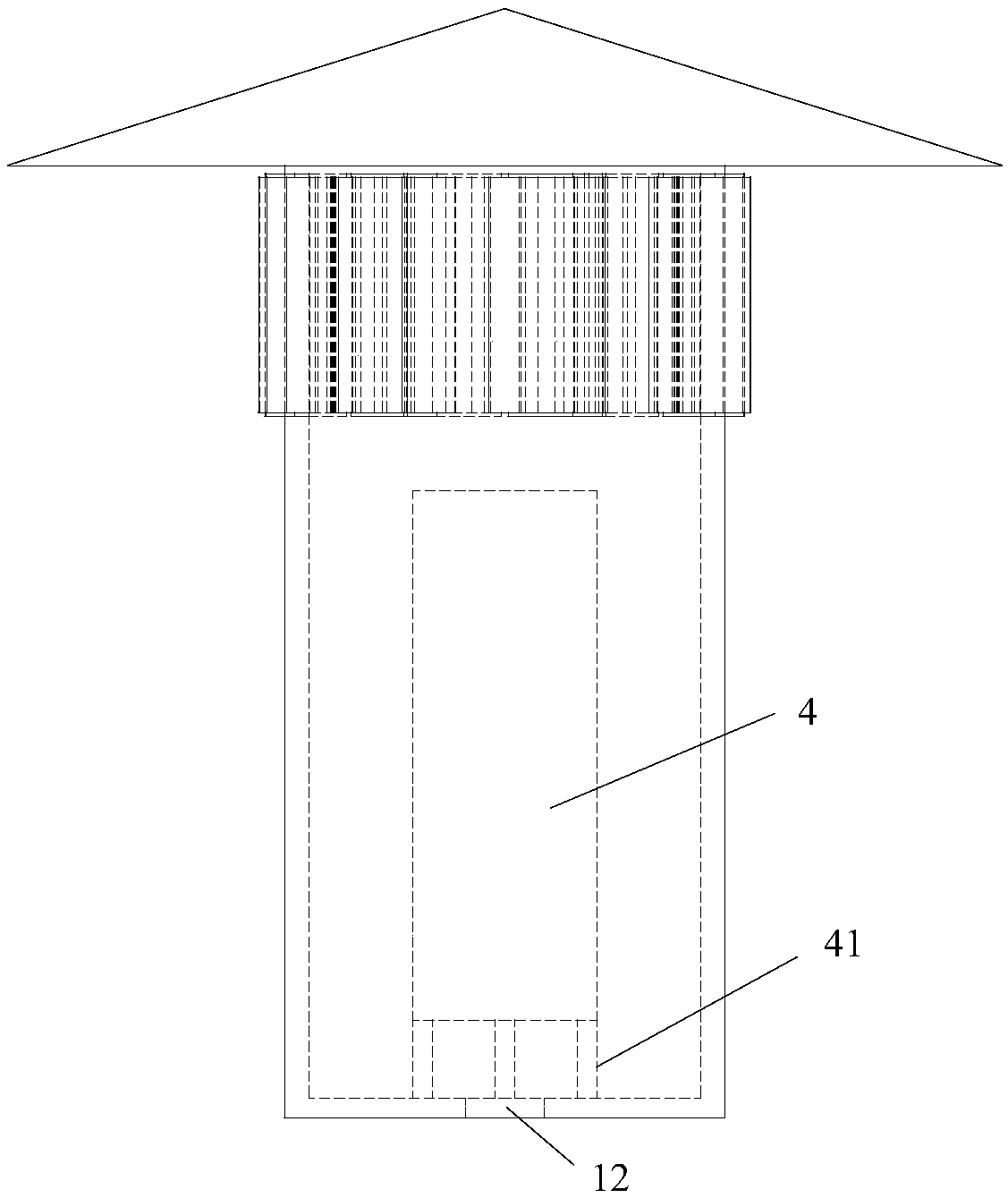 Outdoor high-efficiency heat-dissipation electrical box