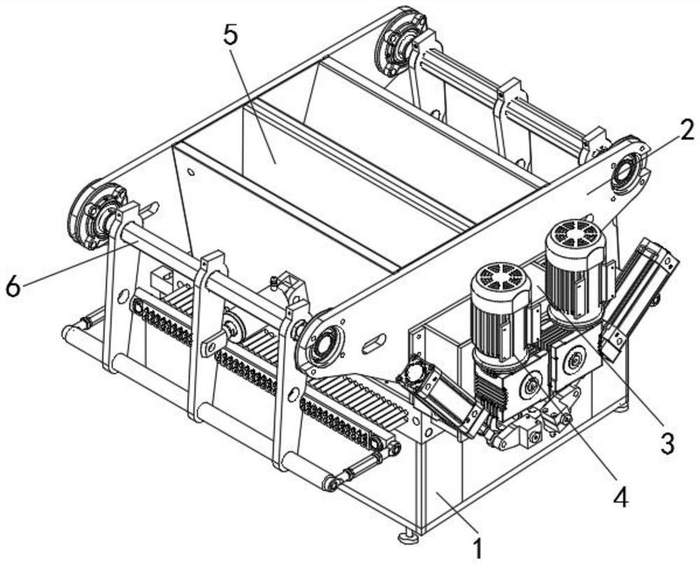 Plastic master batch screening device and working method thereof