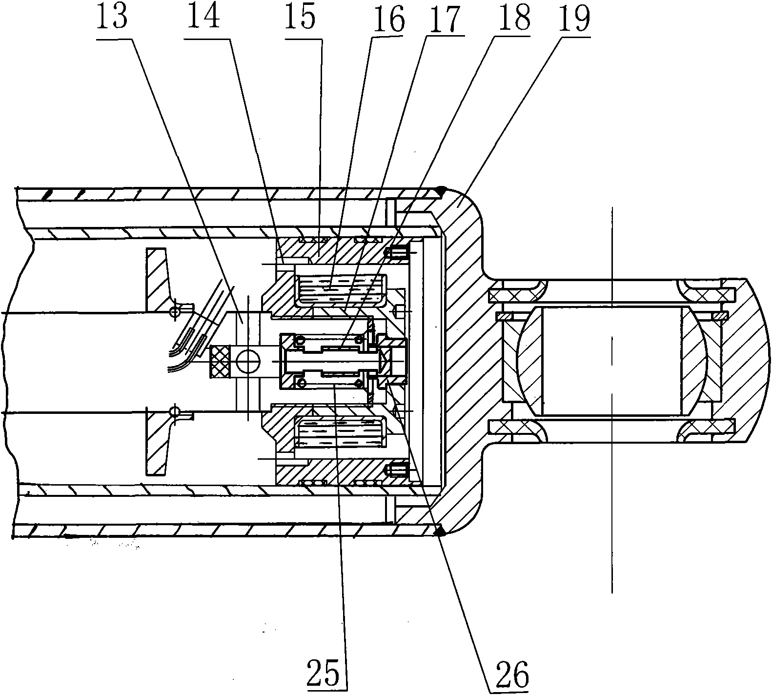 Electromagnetic variable force shock absorber