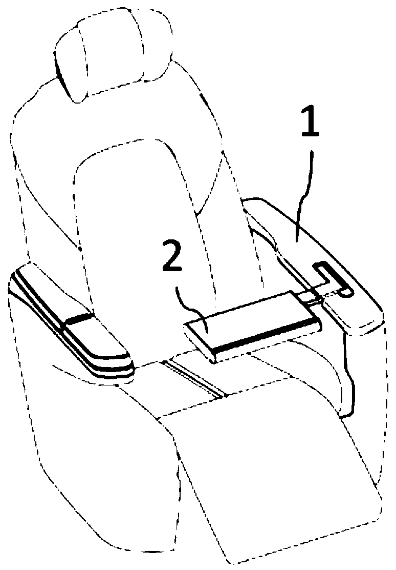 A multifunctional table board and seat armrest