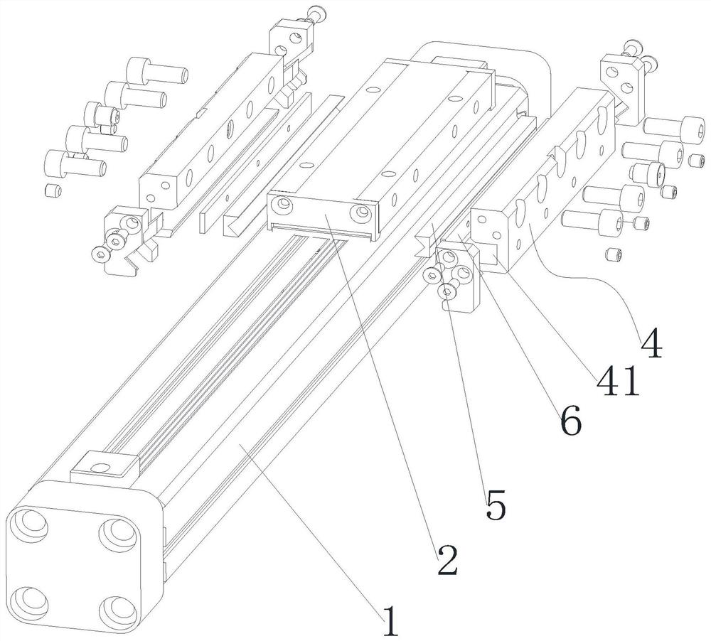 Rodless cylinder