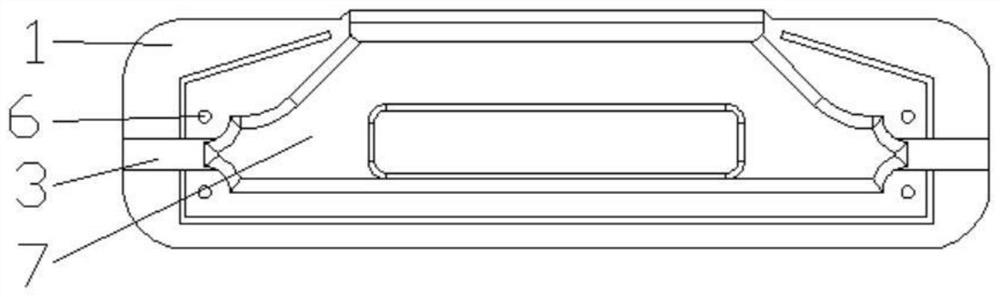 Novel buckle type wiring junction box of flexible photovoltaic assembly