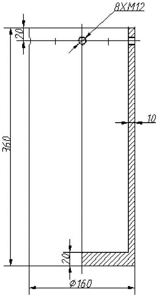 Forming device and method for semi-solid slurry of nanometer SiC-particle-reinforced 7075-aluminum-based composite material