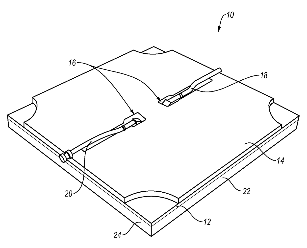 Modular, fluid thermal transfer device