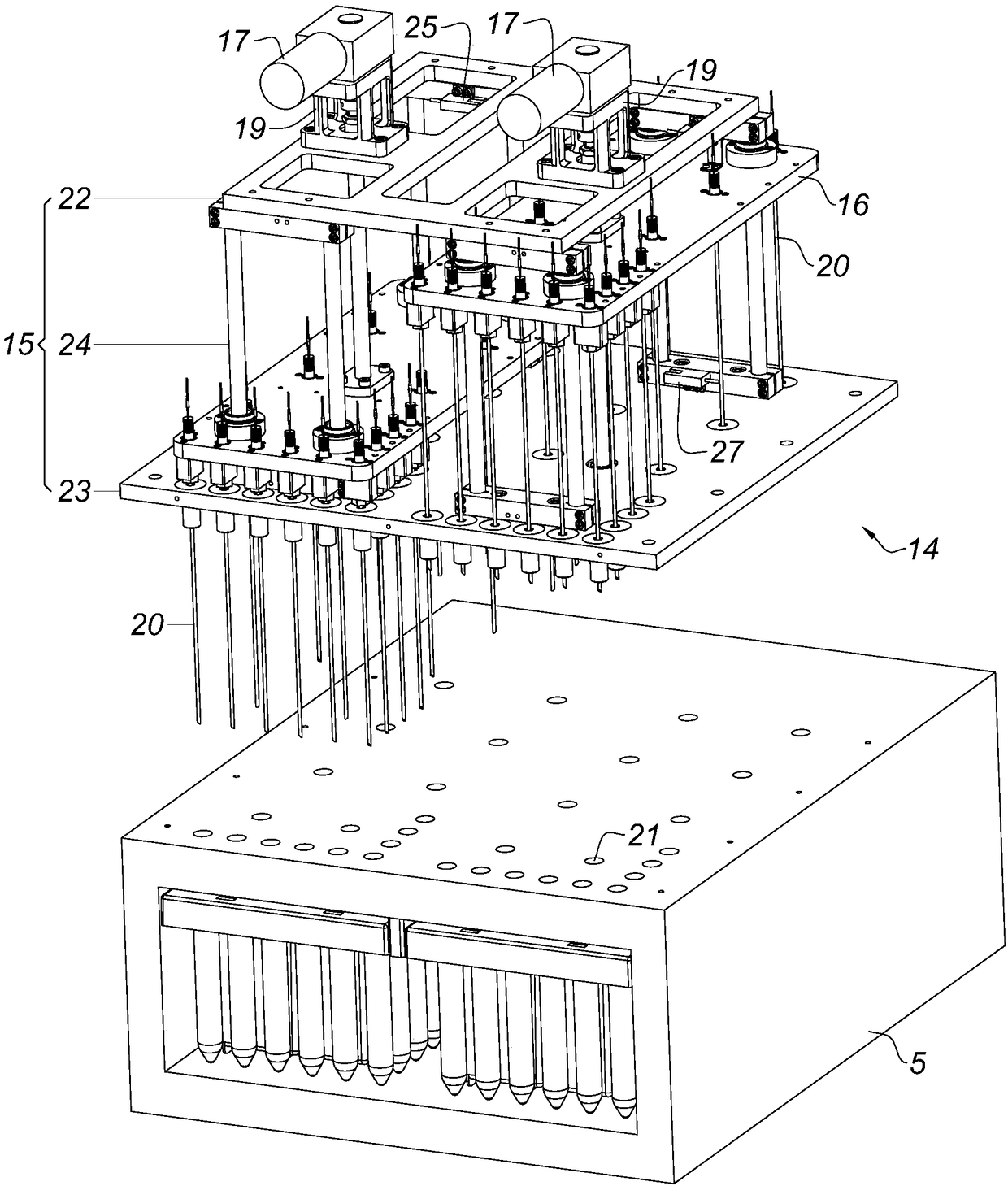 Reagent storage device