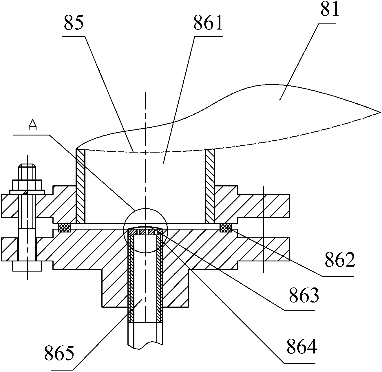 Semi-dry salting method for potherb mustard and equipment for salting