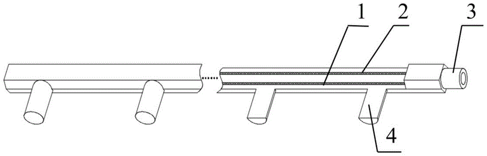 Fiber grating sensor insert for detection of plastic thick plate products and manufacturing method thereof