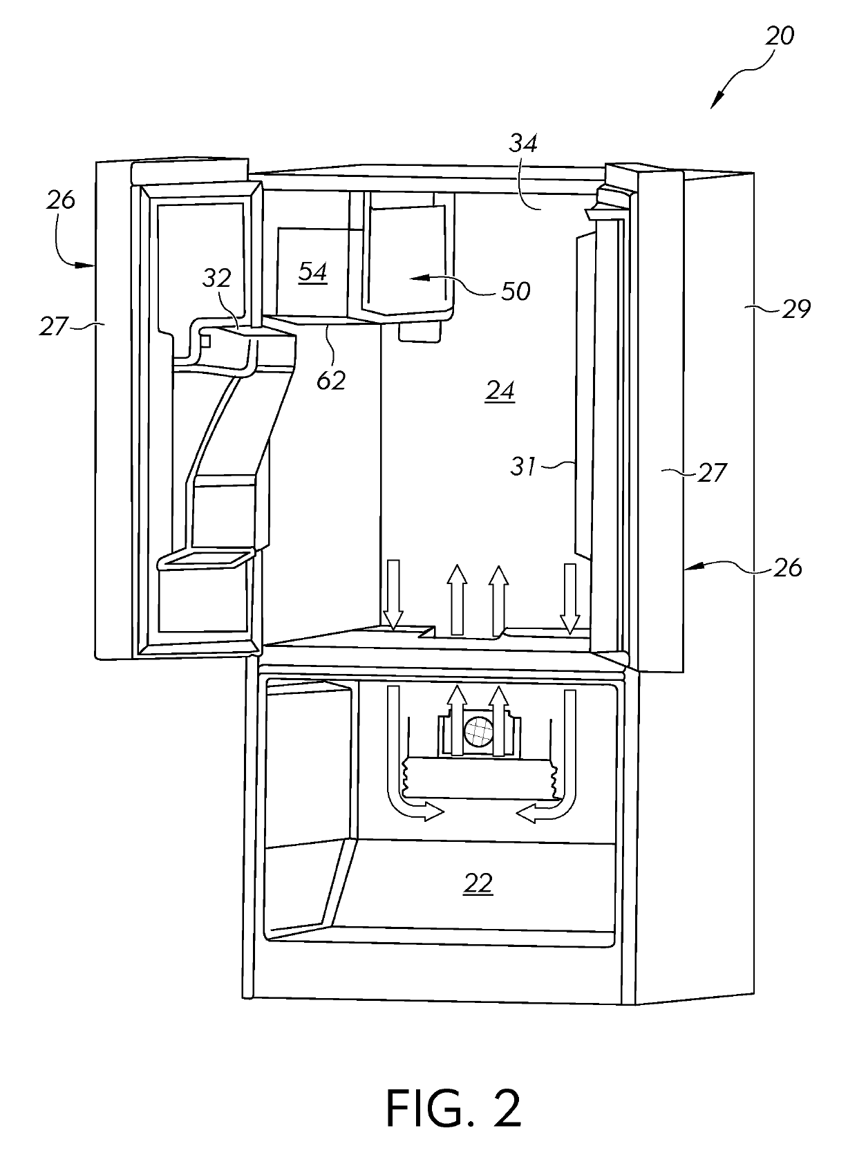 Direct cooling ice maker