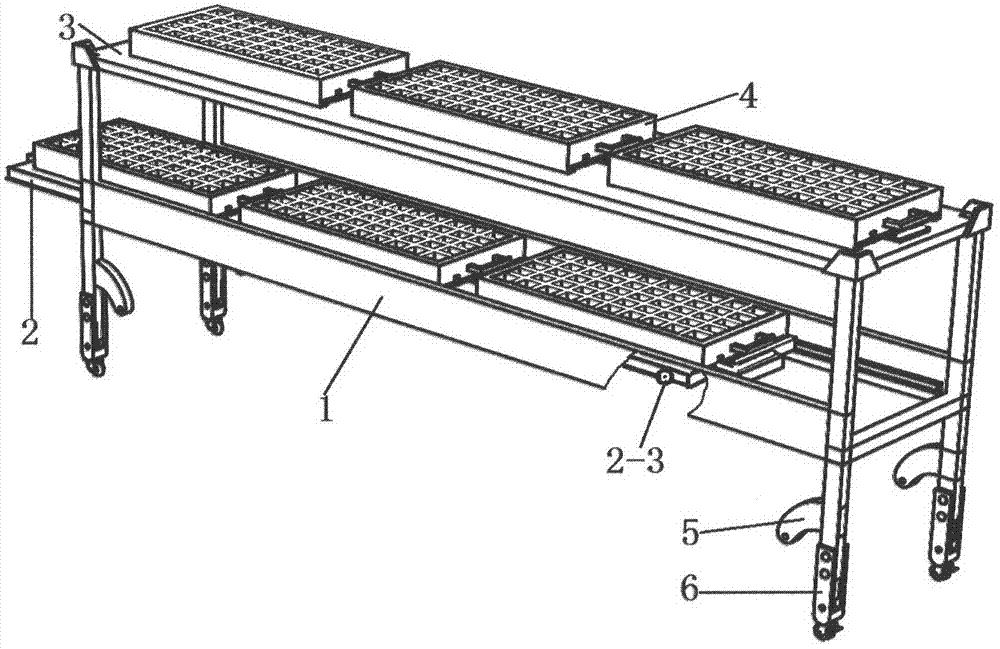 Multifunctional seedling culture bed frame easy to transport and facilitating cultivation