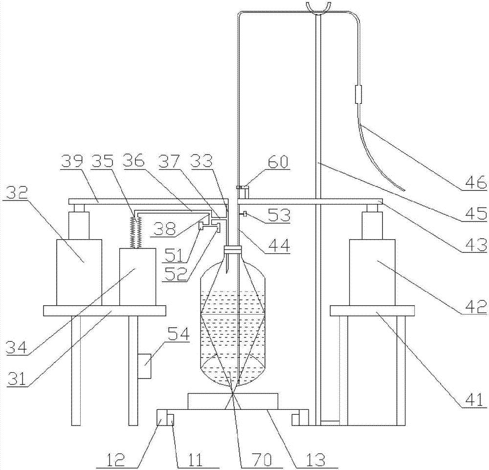 Neural interventional high-pressure continuous perfusion system and application method thereof