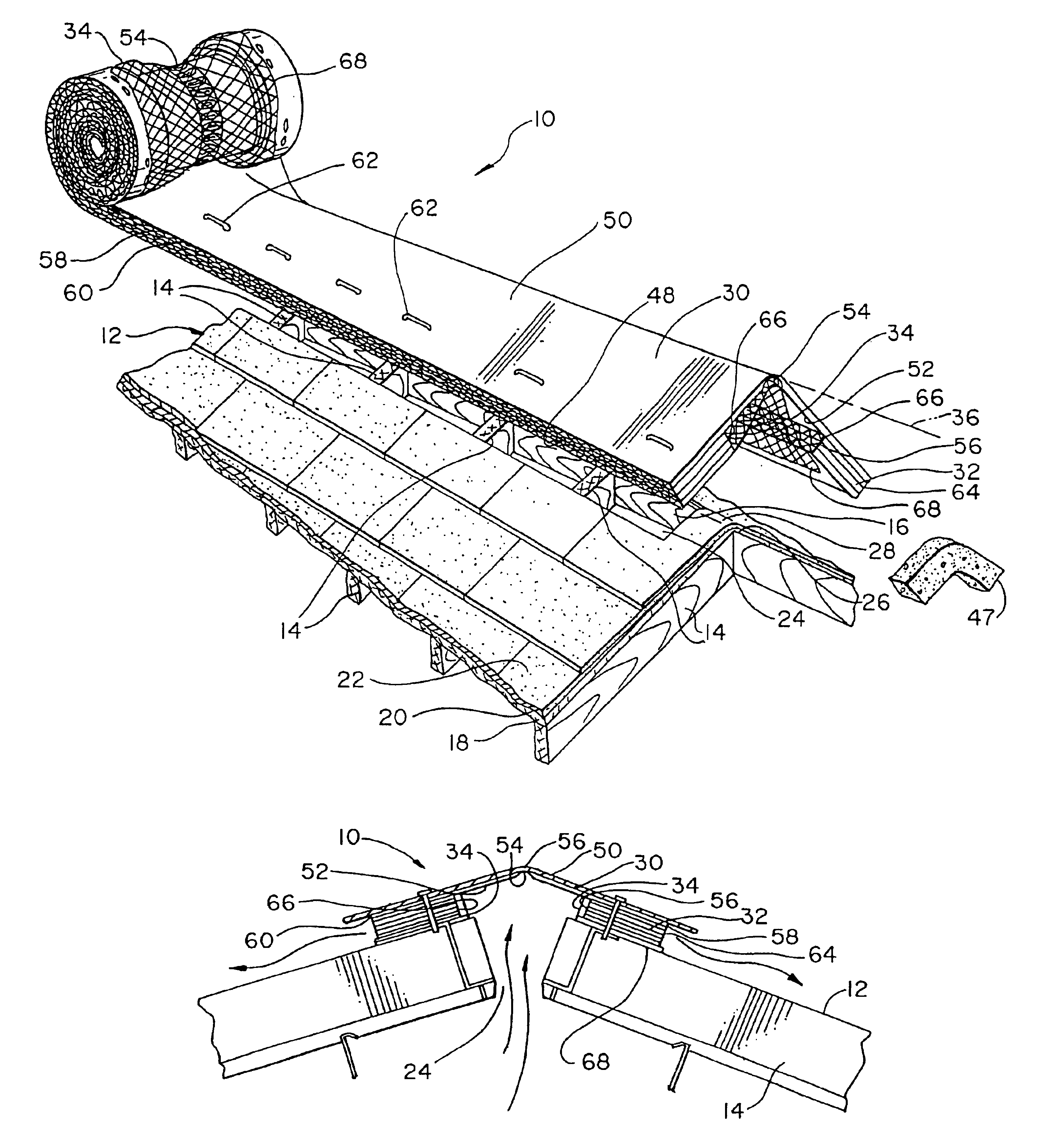 Precipitation resistant ridge vent