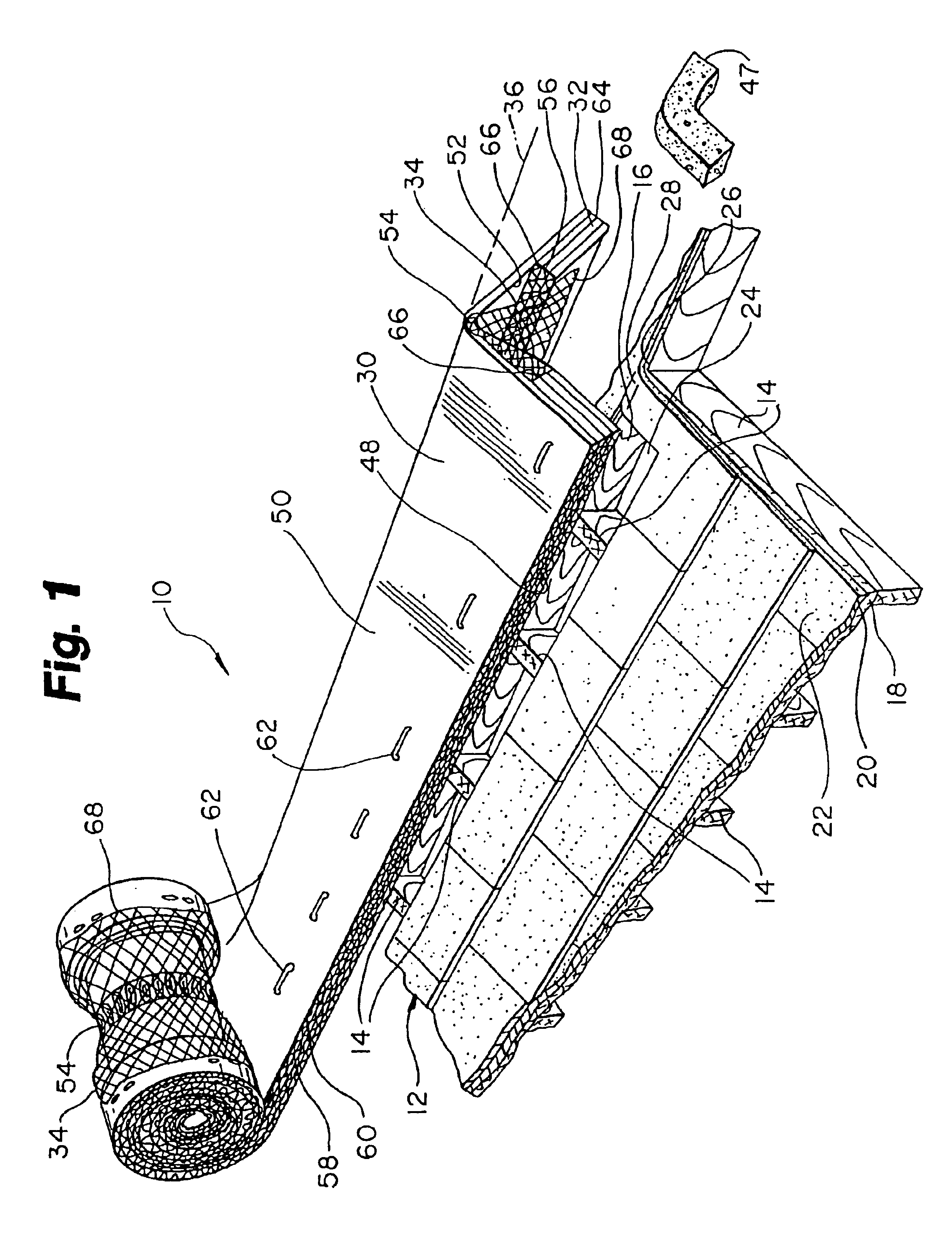 Precipitation resistant ridge vent