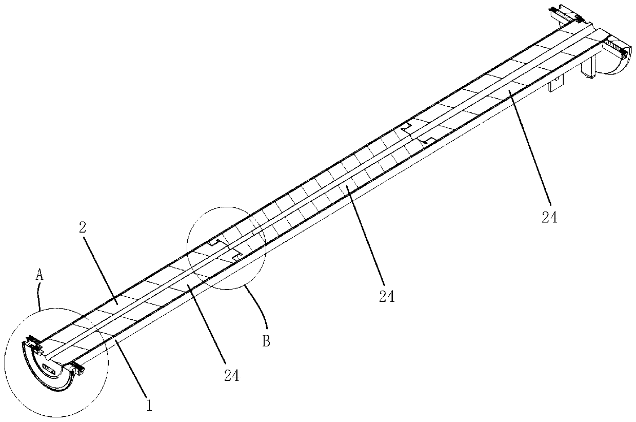 Neutron shielding pipeline used in high vacuum environment