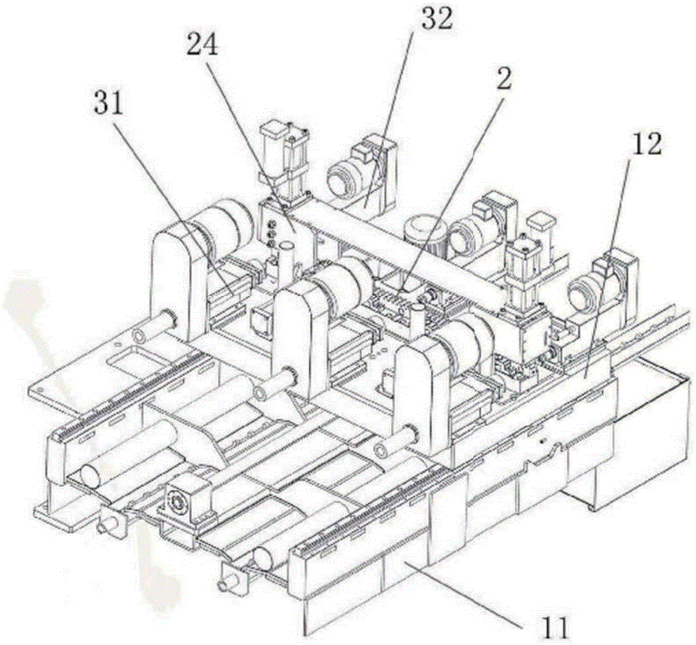 A rack milling and drilling center