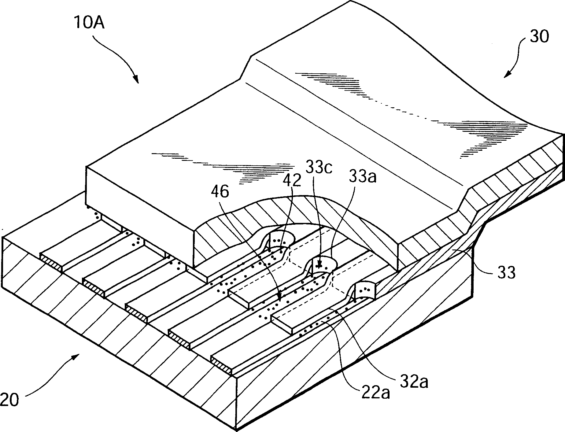 Interconnection structure of electric conductive wirings