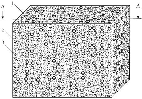 Concrete water storage and retention type vegetation base material and preparation method thereof