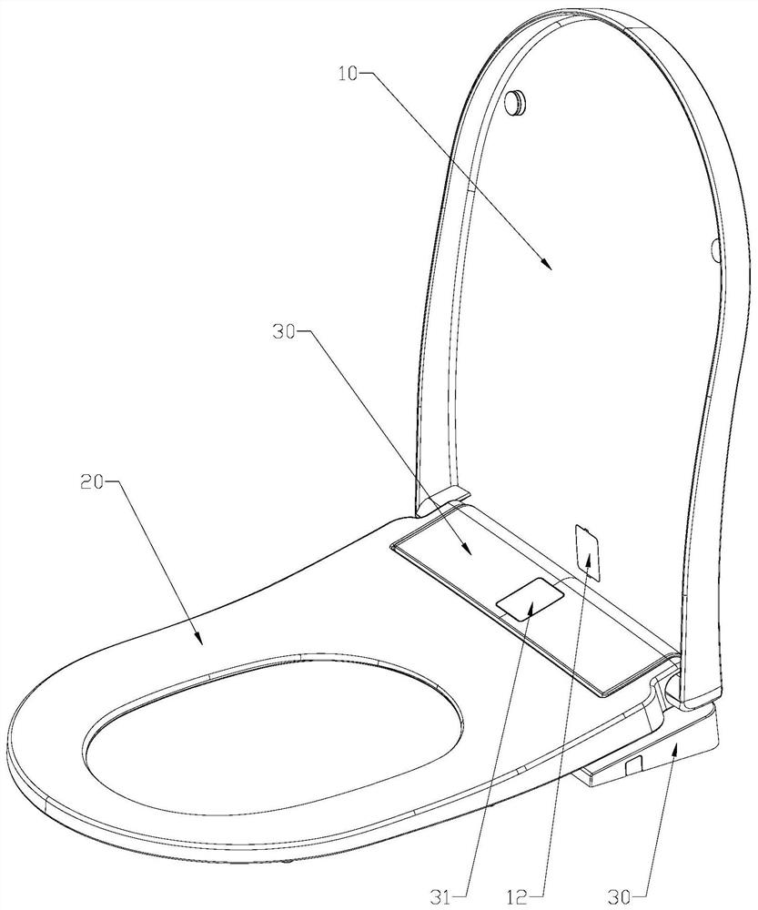 A cover plate inductive flip control mechanism and its control method