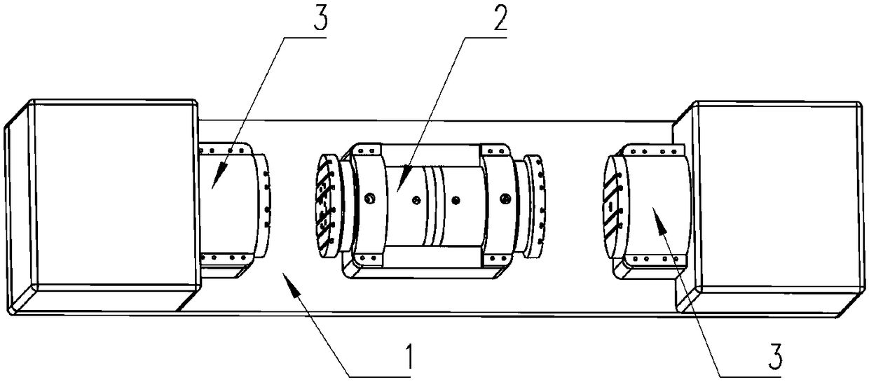 Horizontal oil cylinder hydraulic machine