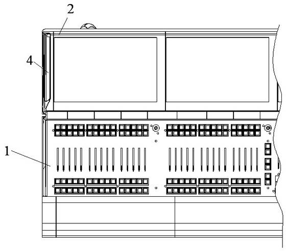 Lighting console being convenient for lighting