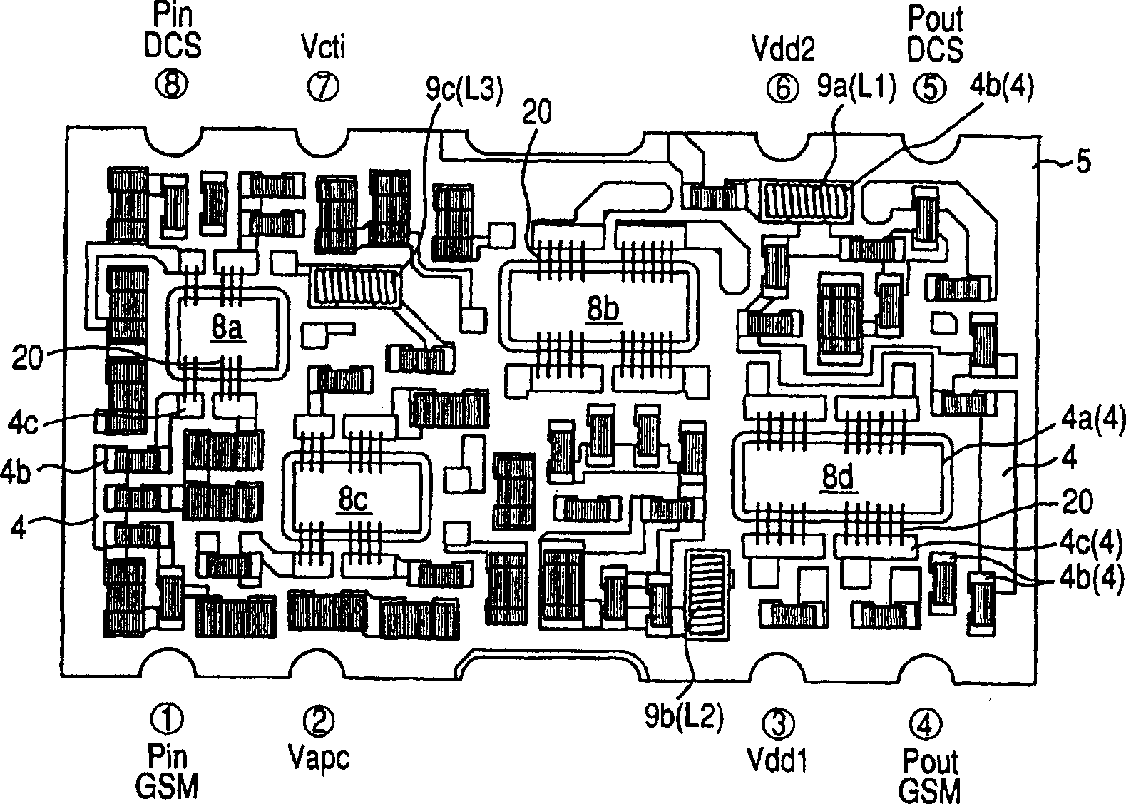 High-frequency power amplifier