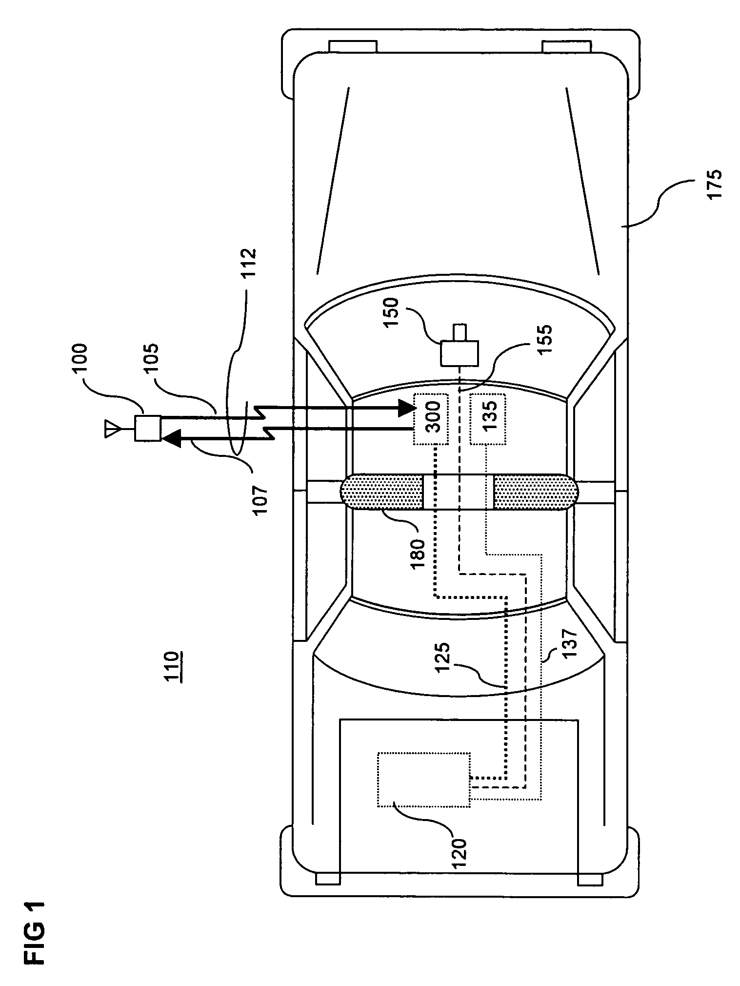 Wireless microphone for use with an in-car video system