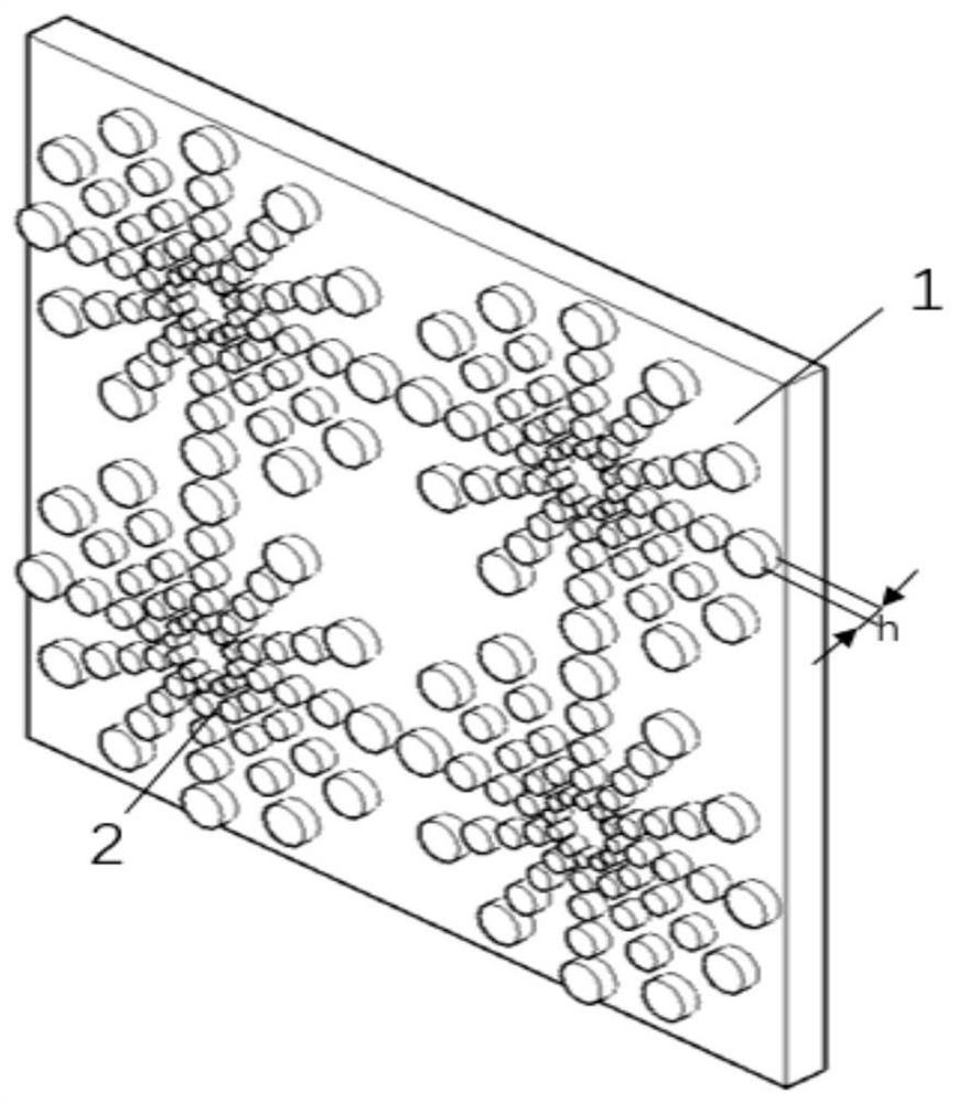 A block-type enhanced boiling heat transfer microstructure and its manufacturing method