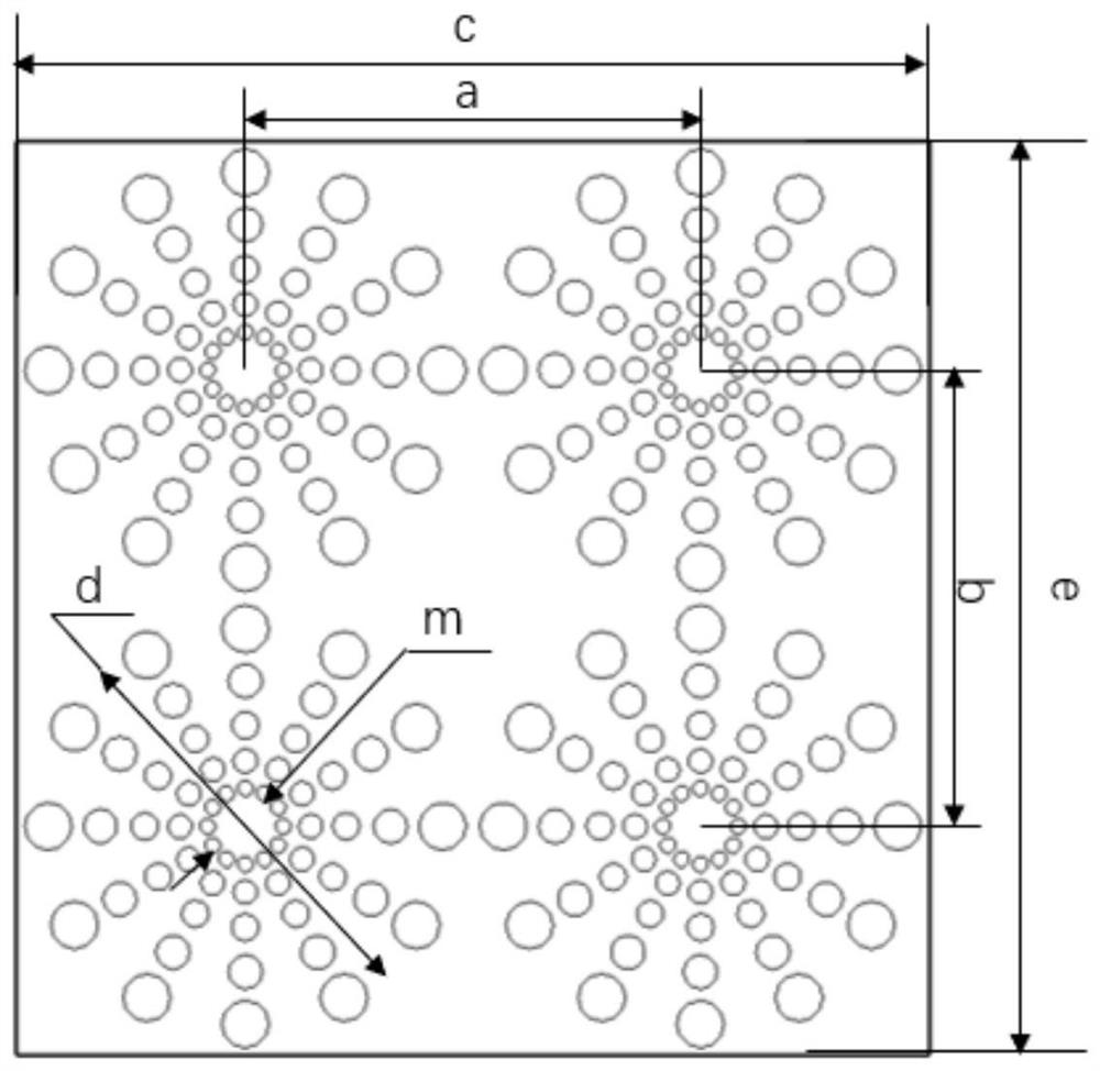 A block-type enhanced boiling heat transfer microstructure and its manufacturing method