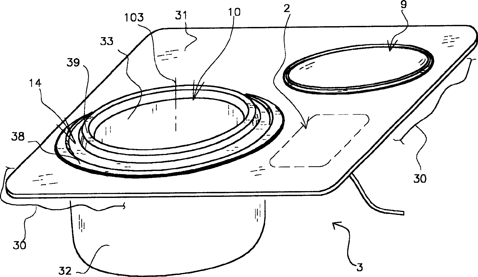 Combined electric cooking utensil