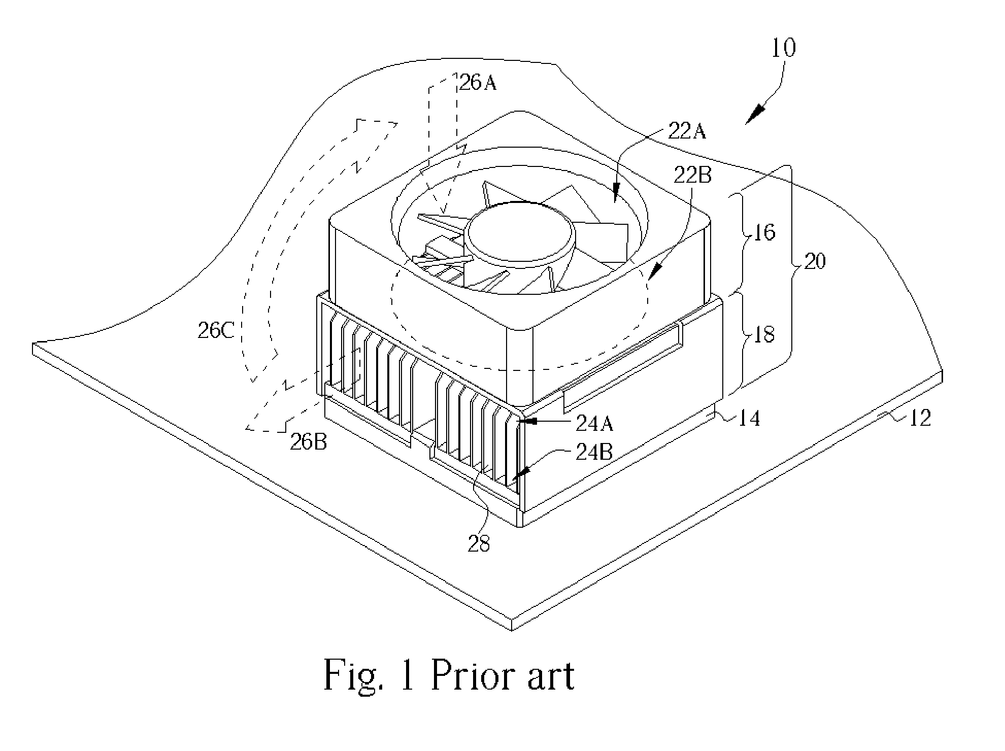 Cooling module of computer system and related apparatus with air wall for preventing recycling of heated air