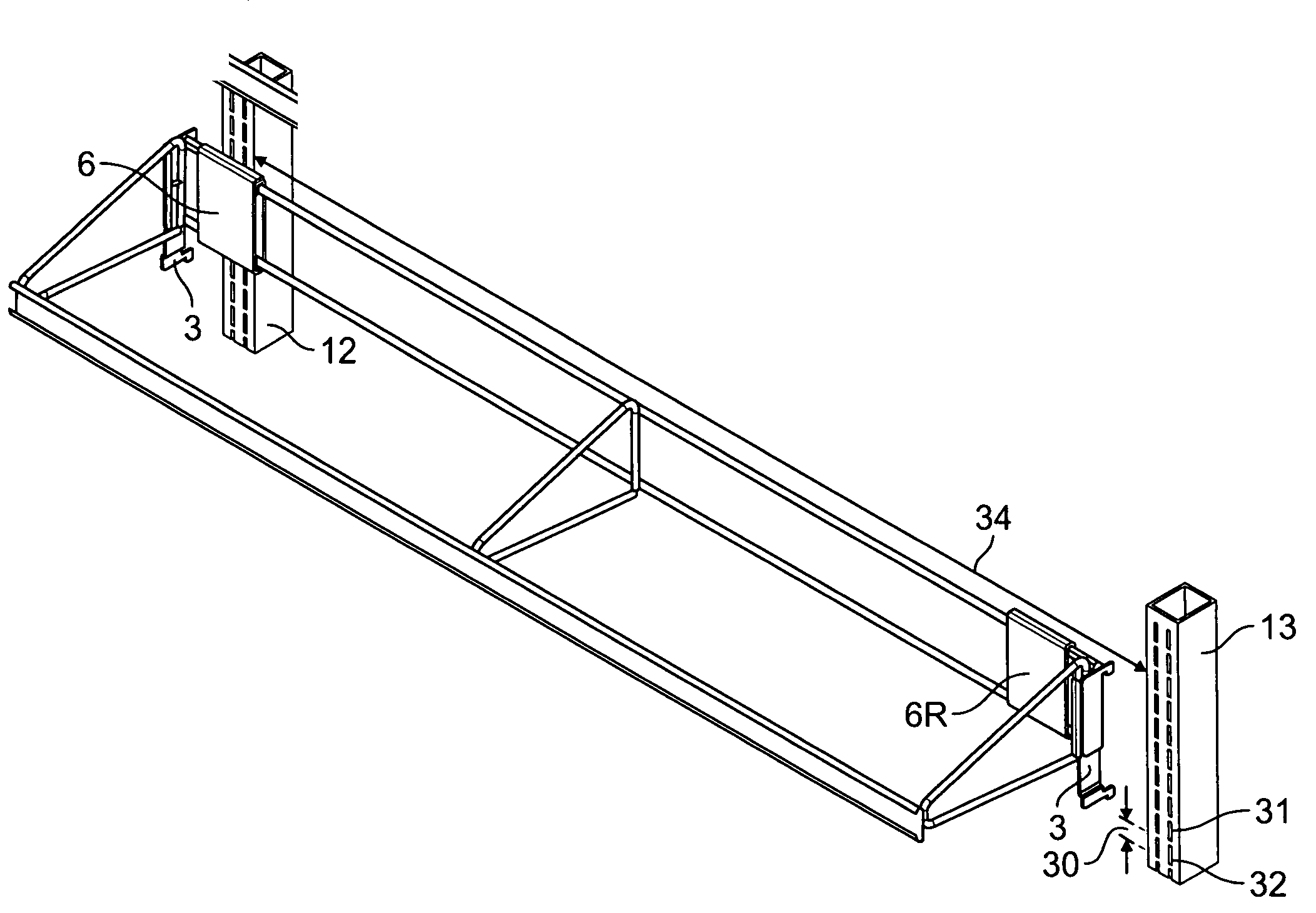 Universal attaching bracket