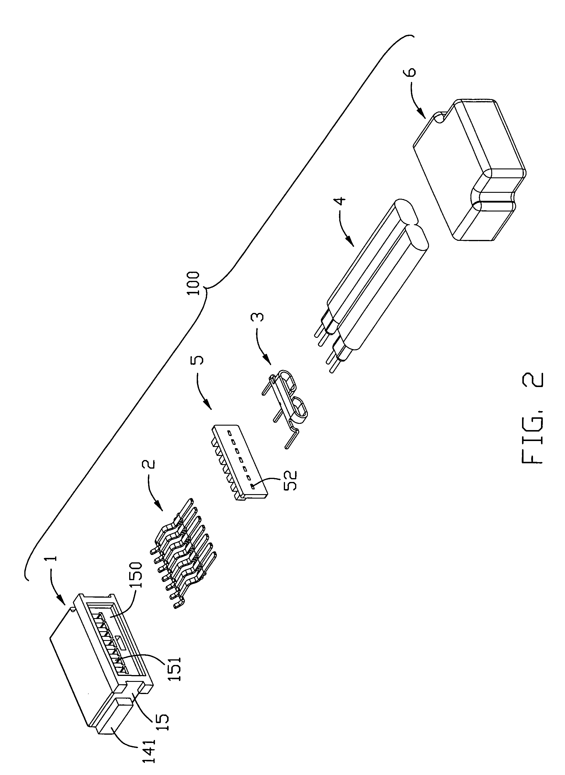 Grounding member for cable assembly