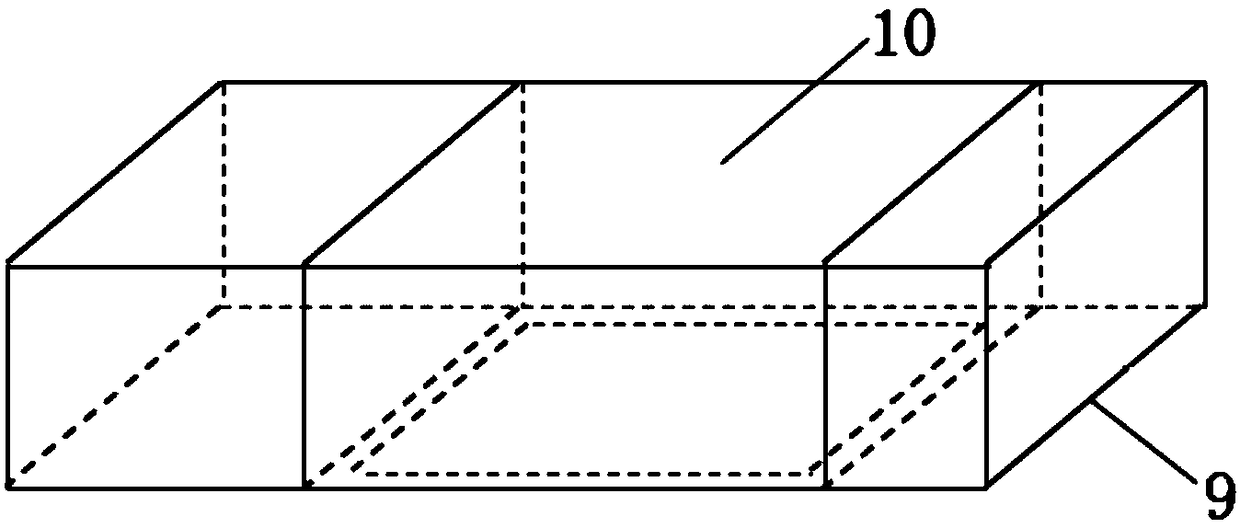 Sample fixing device for determining trace elements in fish otolith and use method of sample fixing device