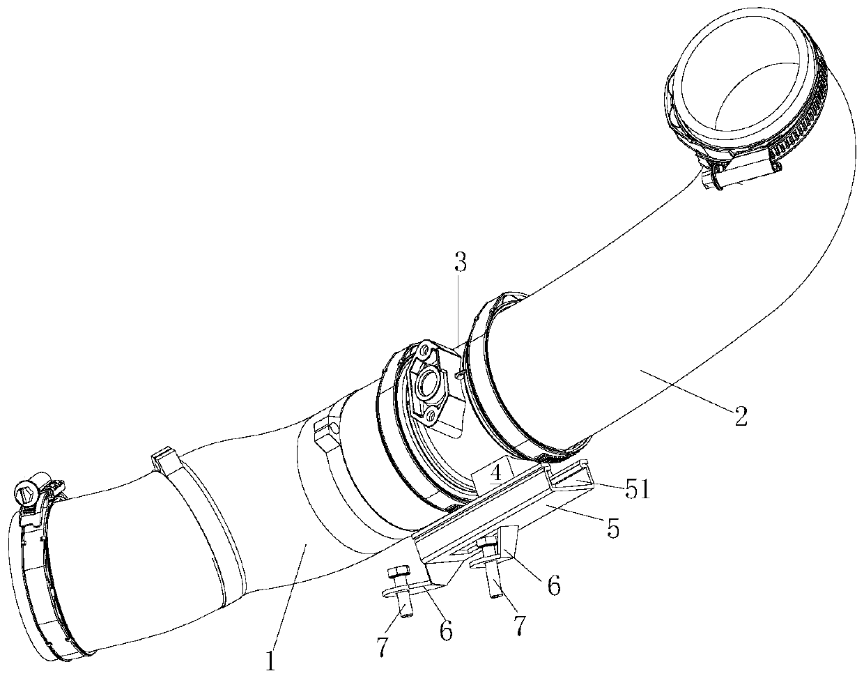 Engine intake manifold assembly and vehicle