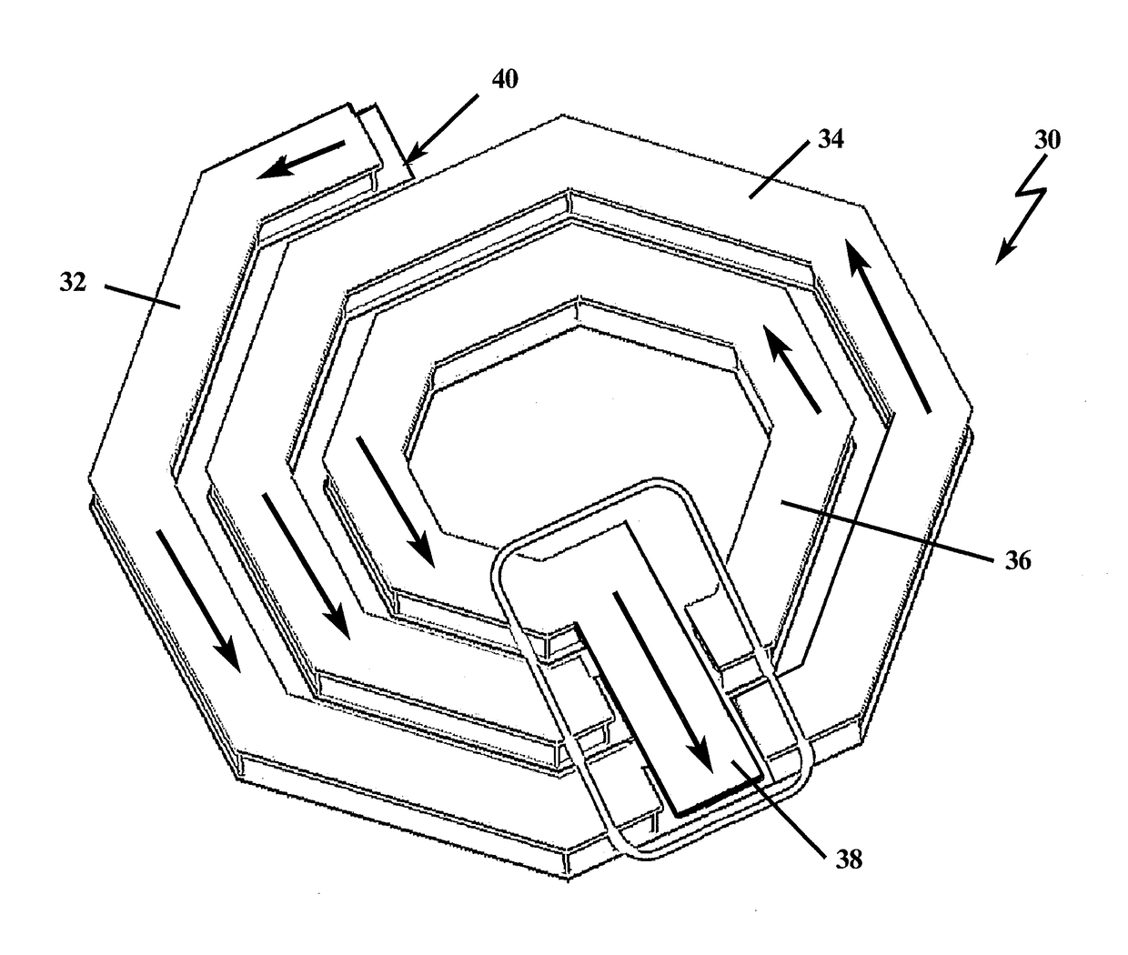 Parallel Stacked Inductor for High-Q and High Current Handling and Method of Making the Same