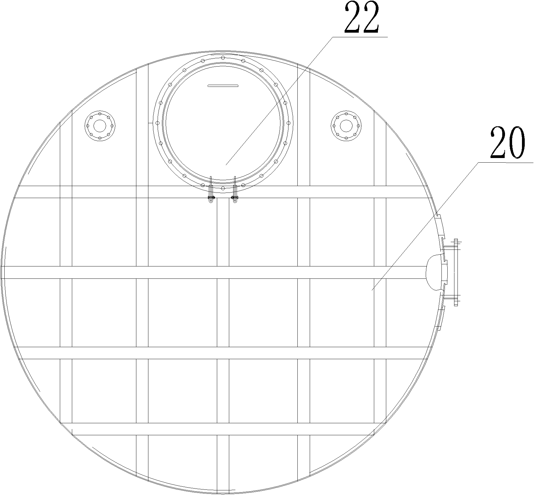 Combined type pump house of drainage pump station