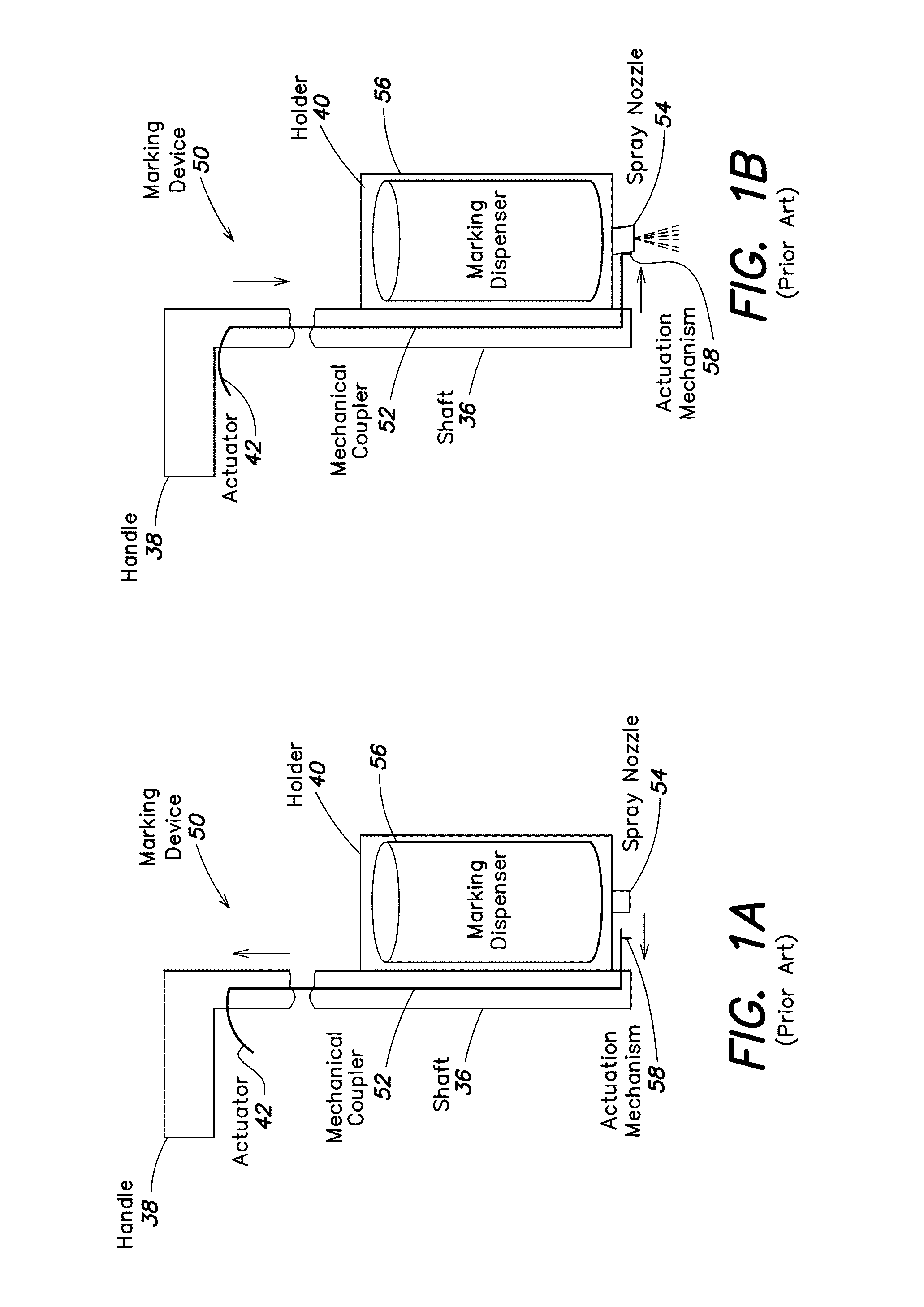 Marking apparatus having enhanced features for underground facility marking operations, and associated methods and systems