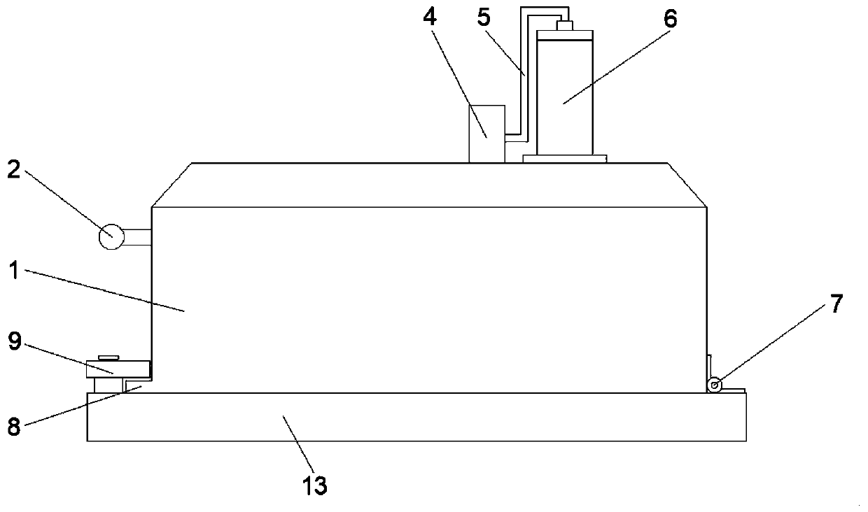 Anti-seismic device for testing concrete compressive strength