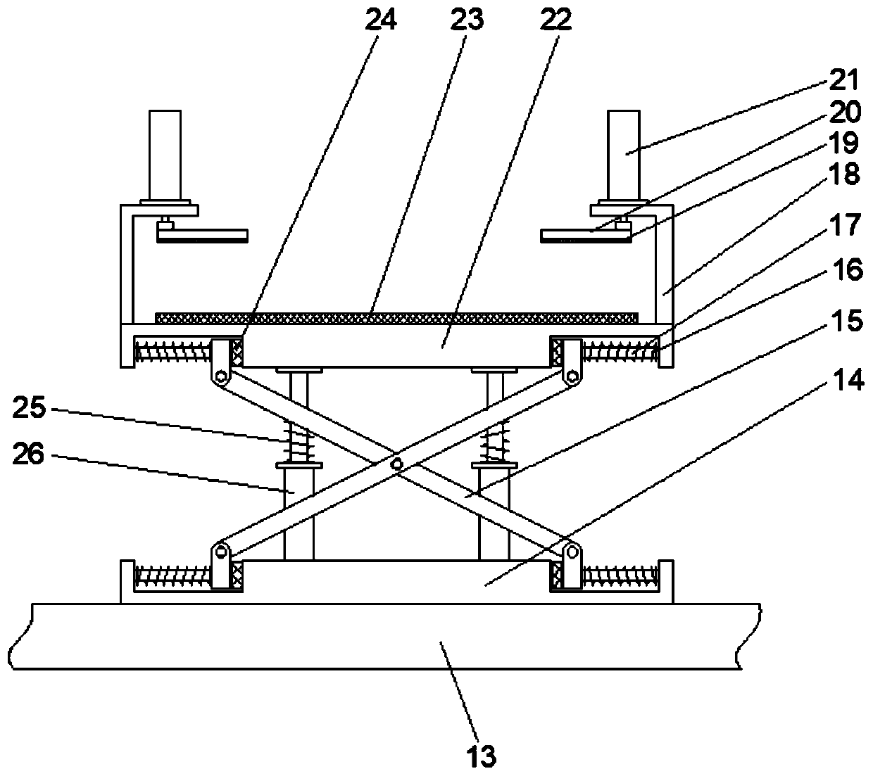 Anti-seismic device for testing concrete compressive strength